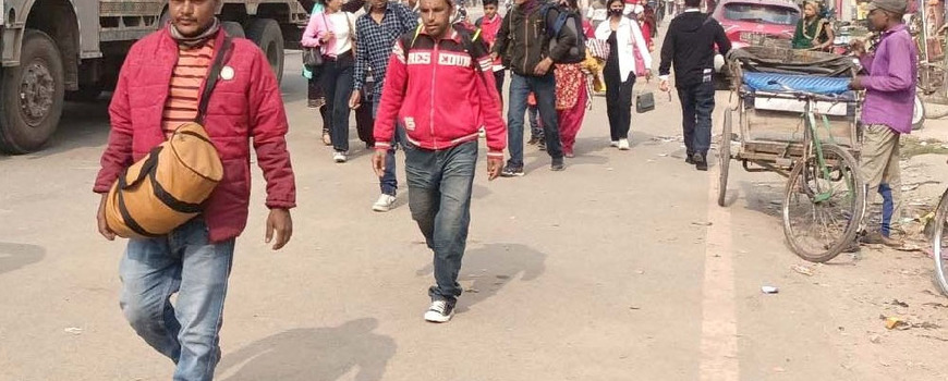  रोजगारीको खोजीमा भारत जानेको सङ्ख्यामा वृद्धि हुँदै