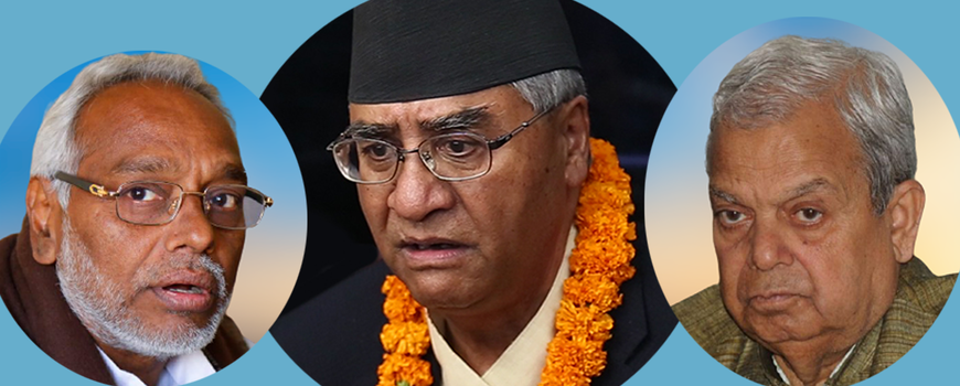 कांग्रेससहित ३ दल सरकार बाहिर