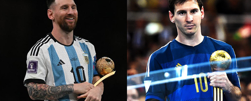 दुईपटक गोल्डेन बल जित्ने पहिलो खेलाडी बने मेस्सी
