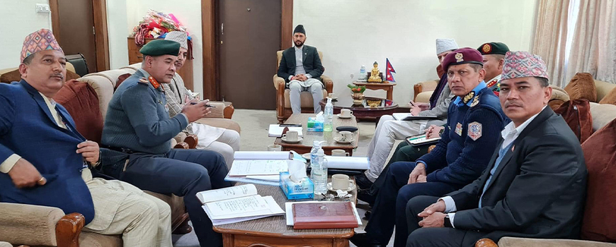 गृहमन्त्री लामिछानेको अध्यक्षतामा केन्द्रीय सुरक्षा समितिको पहिलो बैठक के -के भयो त  !