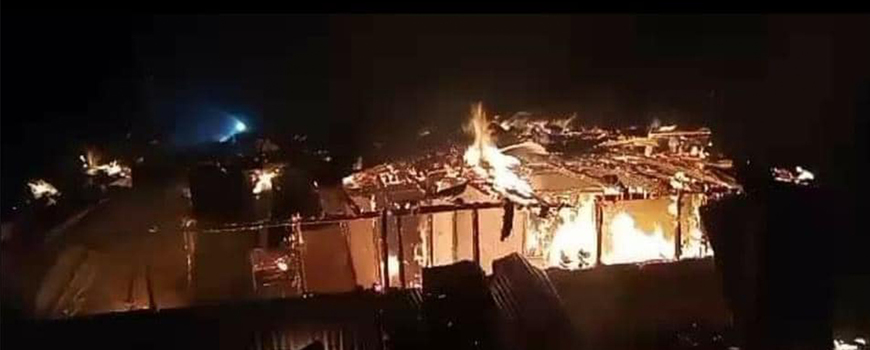 पाँचथरमा आगलागी हुँदा एकै परिवाका दुई जनाको मृत्यु, दुई जना घाइते