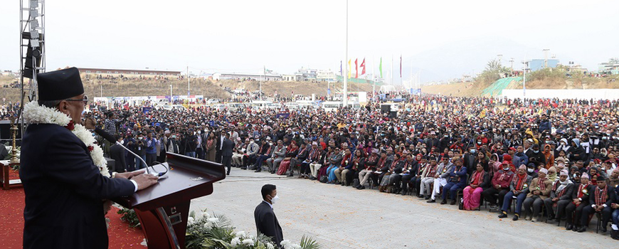 पोखरा सकियो, अब निजगढको पालो : प्रधानमन्त्री प्रचण्ड